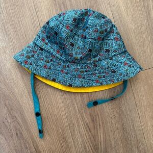 Floppy Tops Outdoor Adventure Print Bucket Hat with Strap